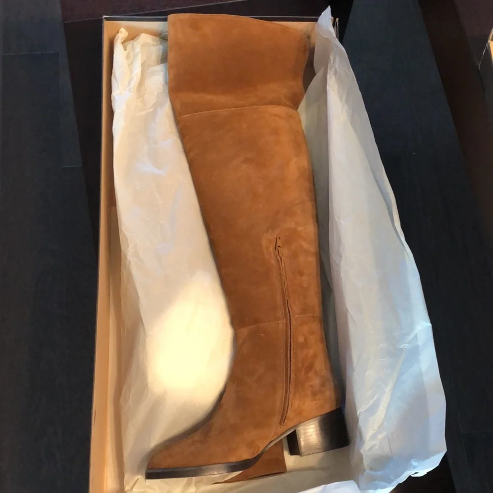 J Crew suede over the knee boots 7 - Picture 2 of 4